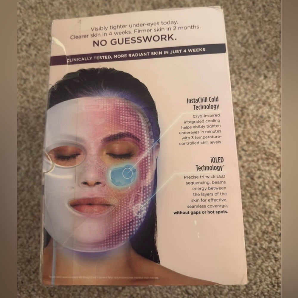CryoGlow LED Face Mask - Blue - Picture 2 of 2